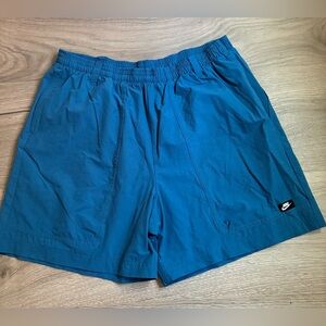 Nike Sports Essentials Woven Flow Shorts Blue Size XL